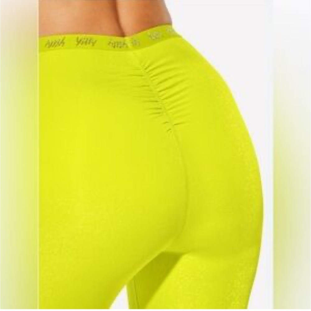 Yitty Spotlight Ruched Legging Shimmered Limelight XS